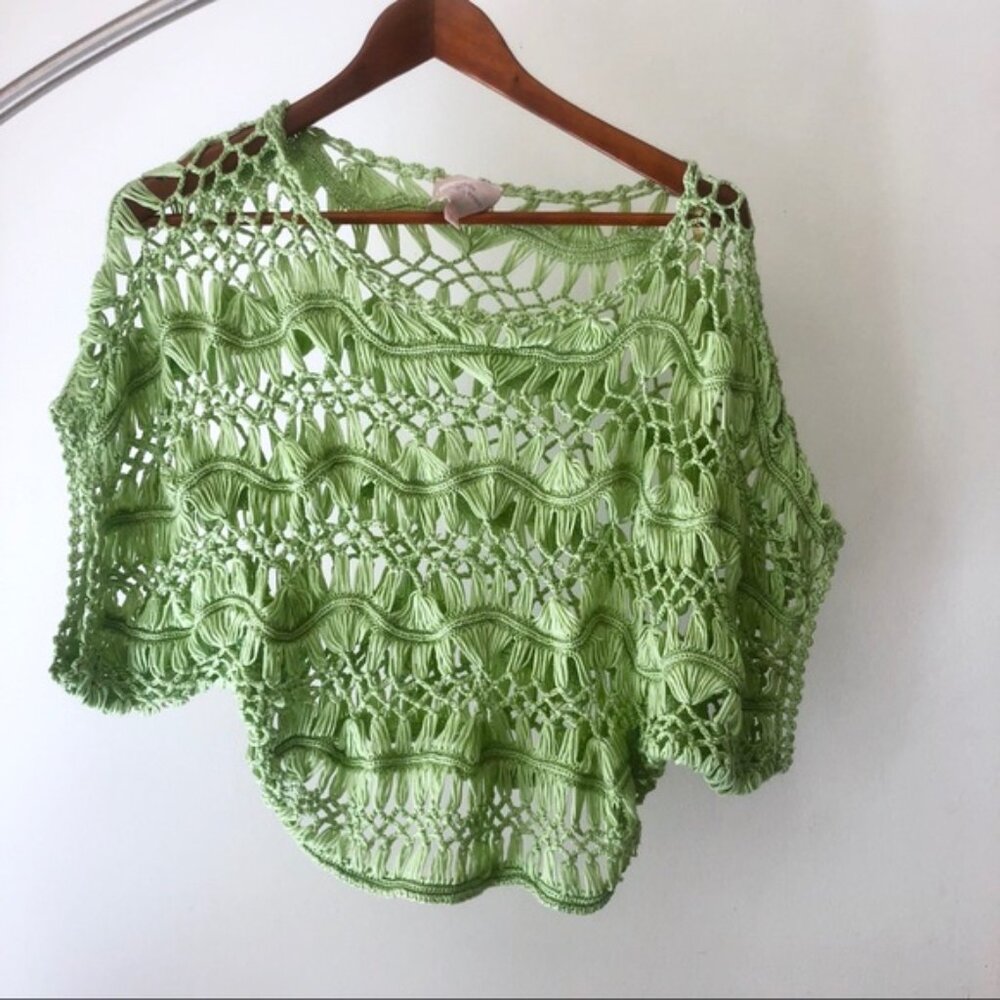 Romeo & Juliet boho crochet crop top